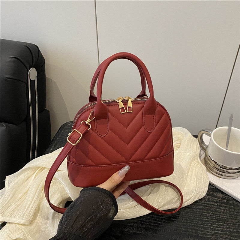Gepatchte Mini-Handtasche Brehn