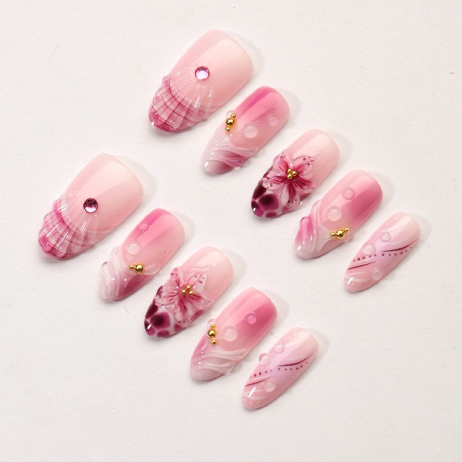 Künstlerisches Stiletto-Nail-Design Brehn