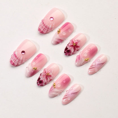 Künstlerisches Stiletto-Nail-Design Brehn