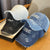 Damen Distressed Denim Baseball Cap Brehn 1784188483