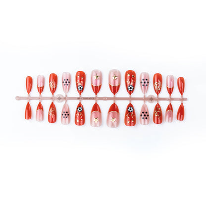 Sport-Themen Press-On Nail Art Set