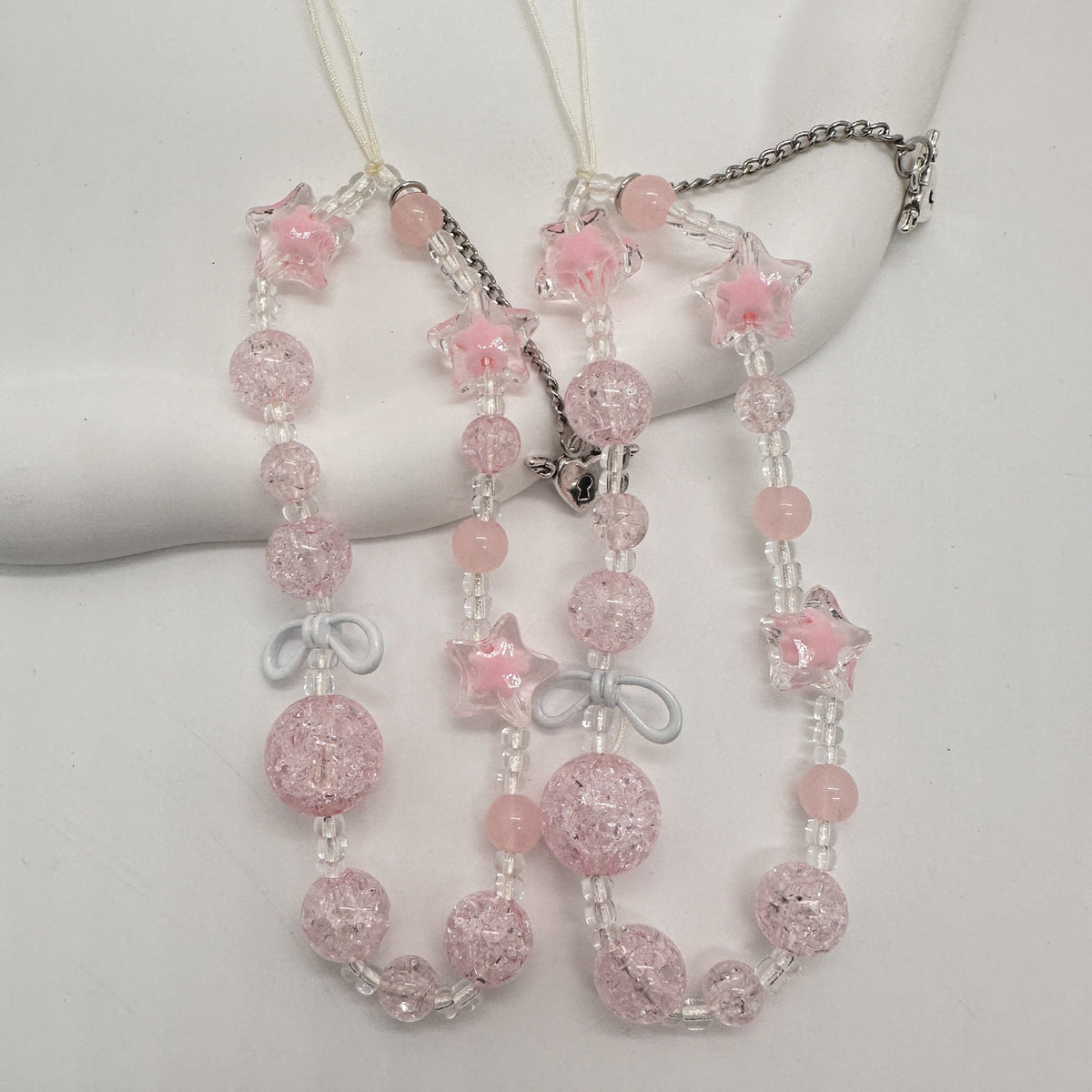 Rhinestone Perlen Charms Halskette Brehn