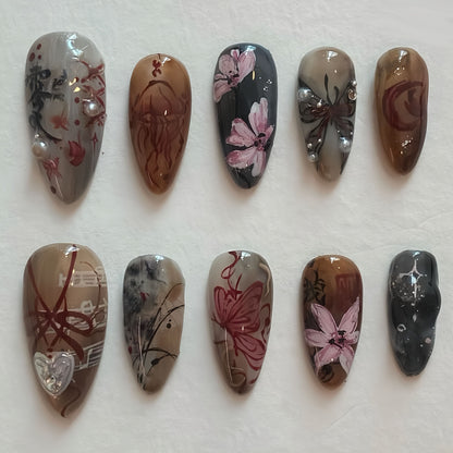 Thematic Artisan Press-On Nail Set Brehn