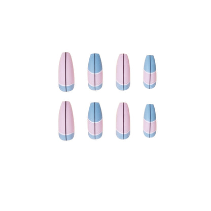 Trendige Stiletto-Nägel mit geometrischem Design Brehn