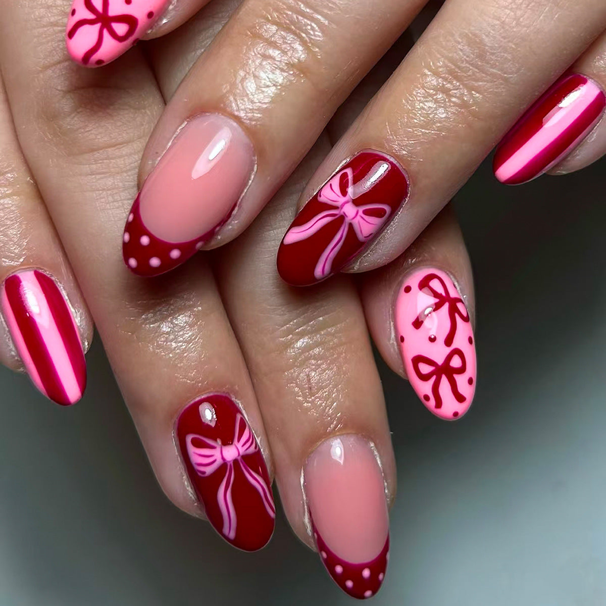 Künstliche Fingernägel mit Elegantem Design Brehn