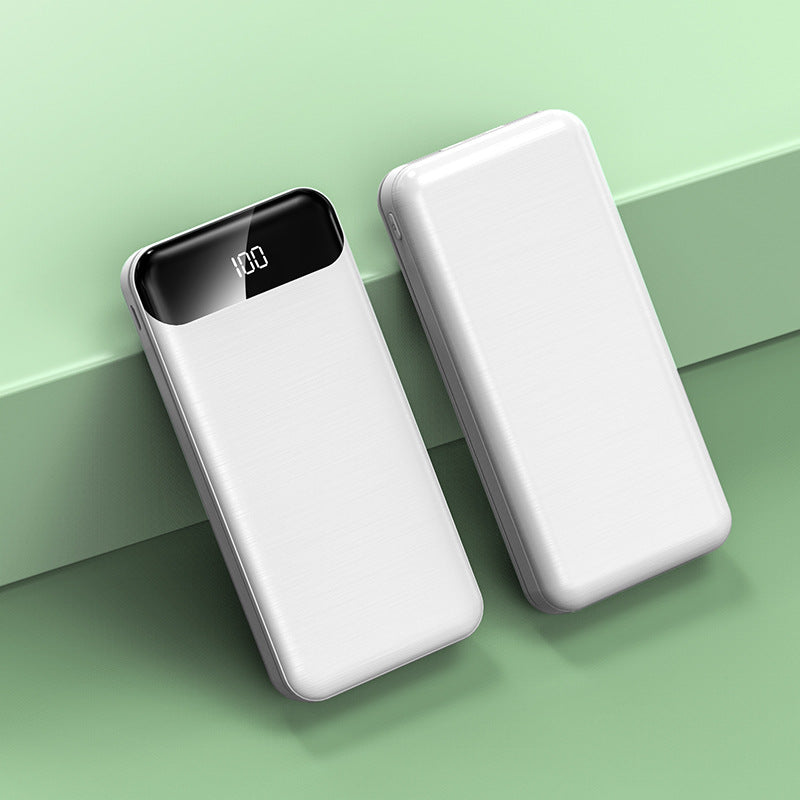 Ultra-Schlanke Powerbank mit Lcd-Display und Schnellladefunktion Brehn