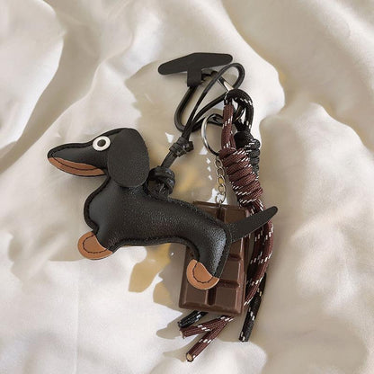 Hundeförmiger Charm Schlüsselanhänger Brehn