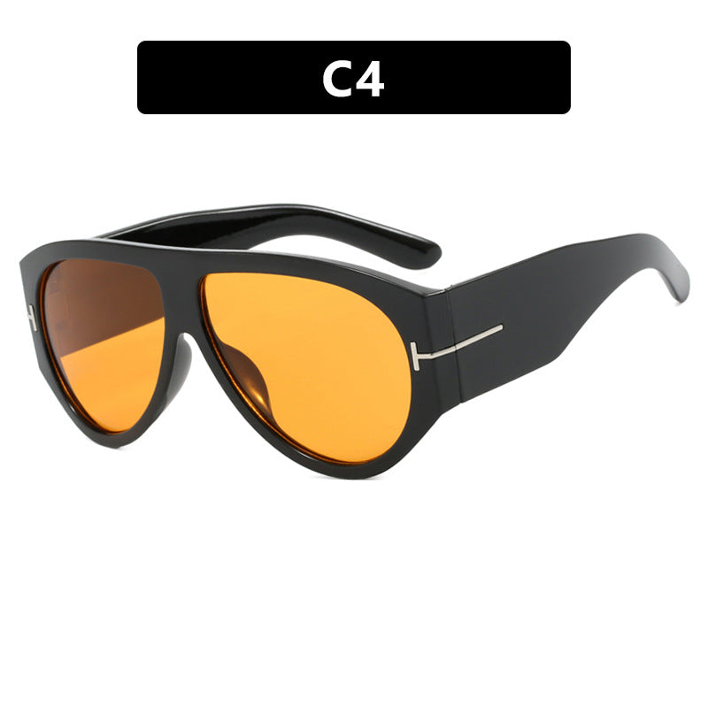 Damen modische oversized Sonnenbrille im Retro-Stil Brehn