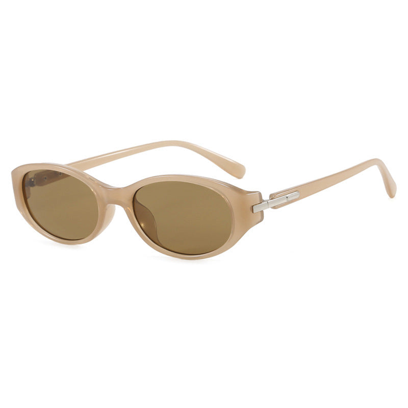 Damen cat-eye Sonnenbrille mit robustem Rahmen und polarisierenden Gläsern Brehn