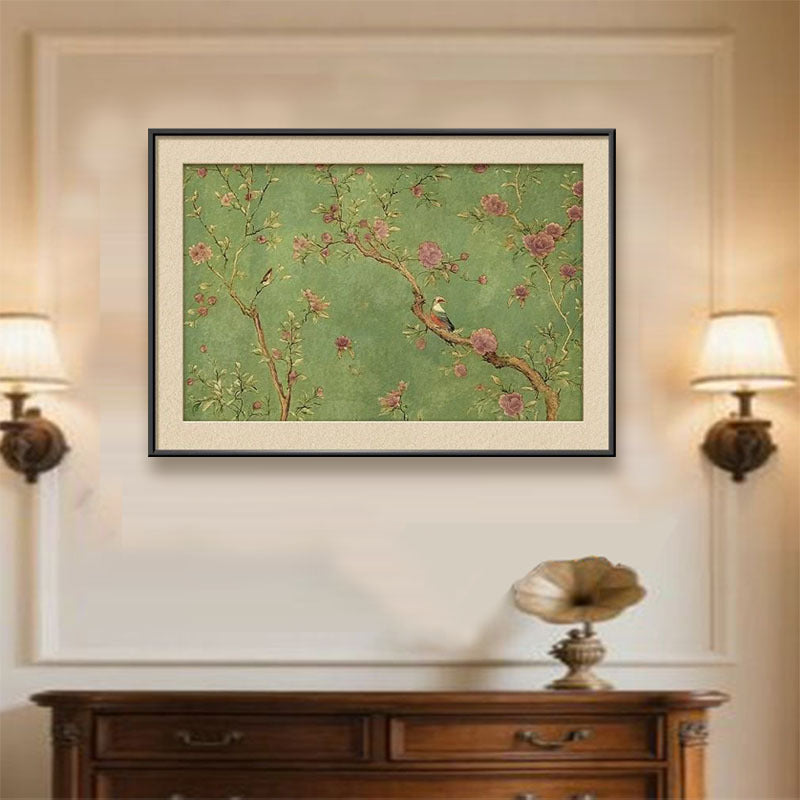 Elegante Blumen Wandkunst