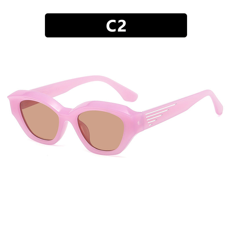 Damen Cat-Eye Sonnenbrille mit markantem Rahmen und UV-Schutz Brehn