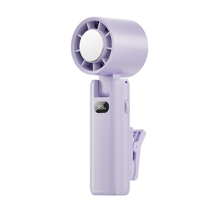 Unisex Tragbarer Clip-Ventilator mit LED-Anzeige Brehn