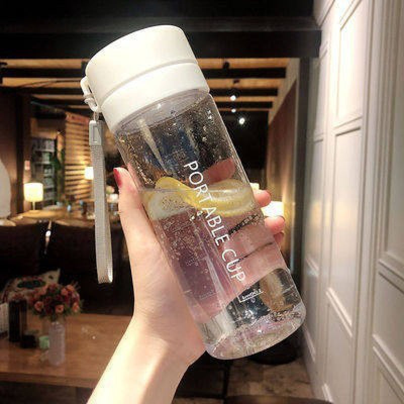 Damen stilvolle Glas-Trinkflasche Brehn