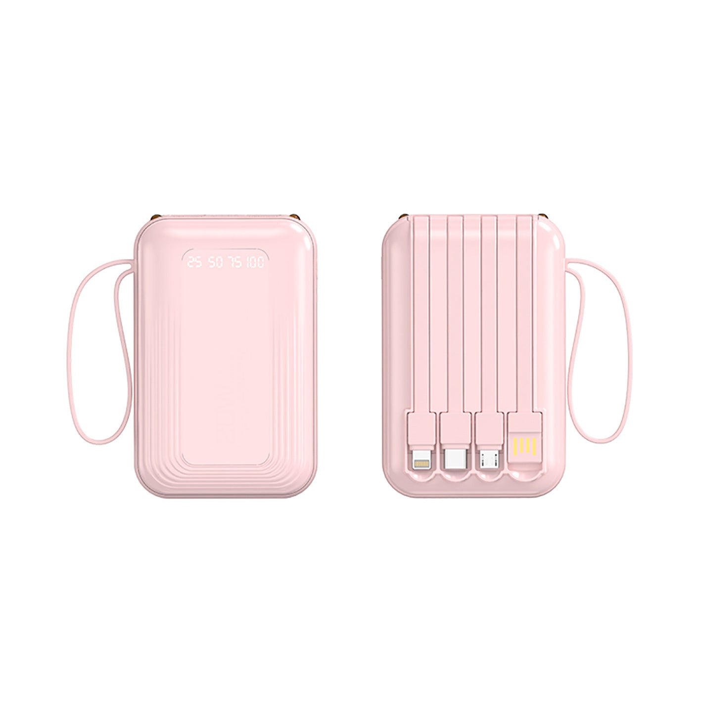 Multifunktionale Powerbank mit Integriertem Kabelsystem Brehn