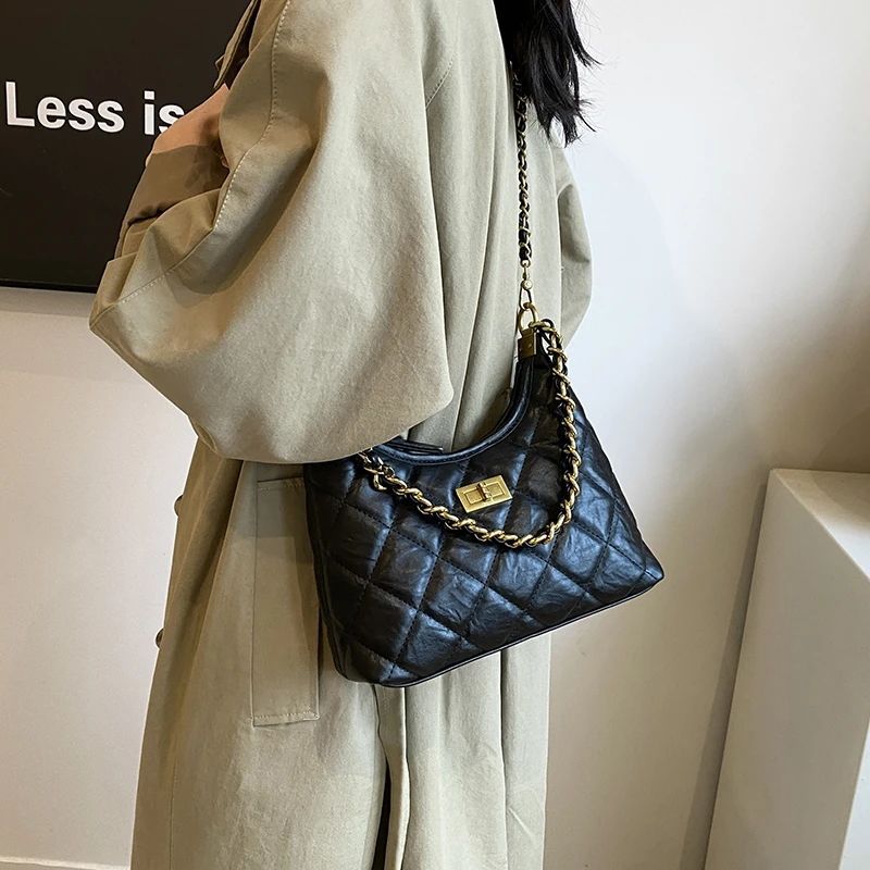 Gep quiltete Luxus-Handtasche Brehn