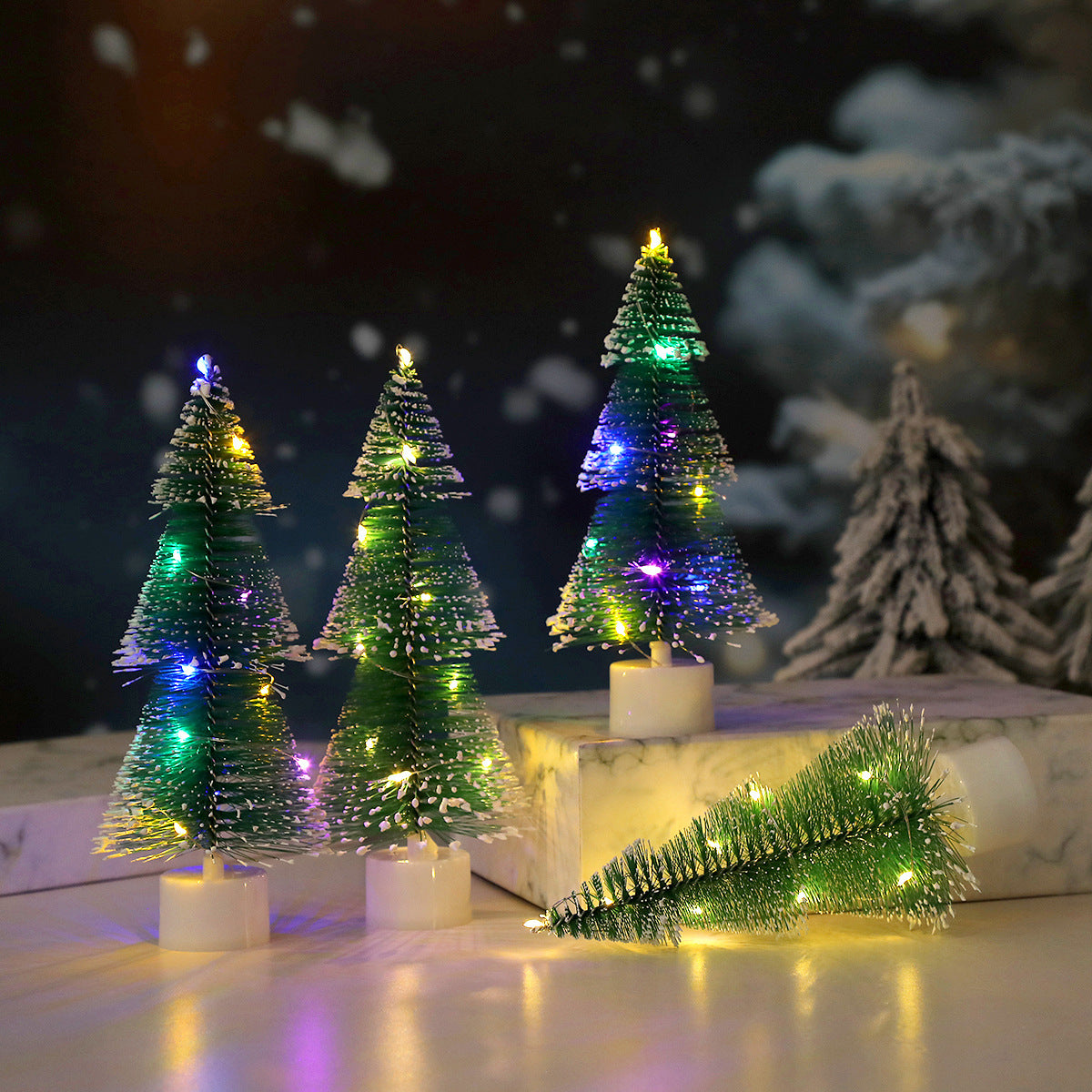 Weihnachtsbaum mit LED-Beleuchtung