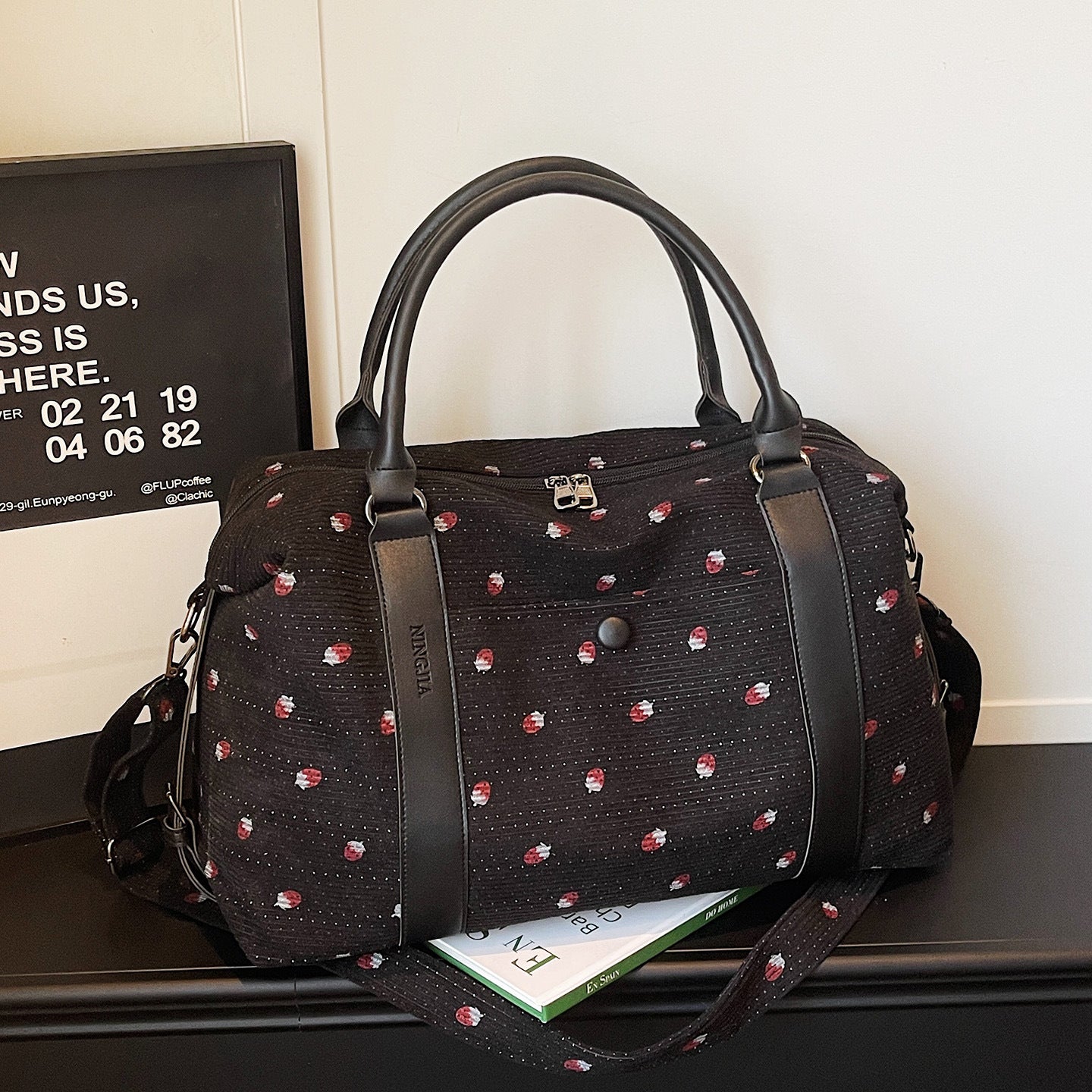 Stylische gesteppte Wochenend-Duffle-Bag Brehn