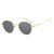 Damen elegante Sonnenbrille im modischen Ovale-Design Brehn