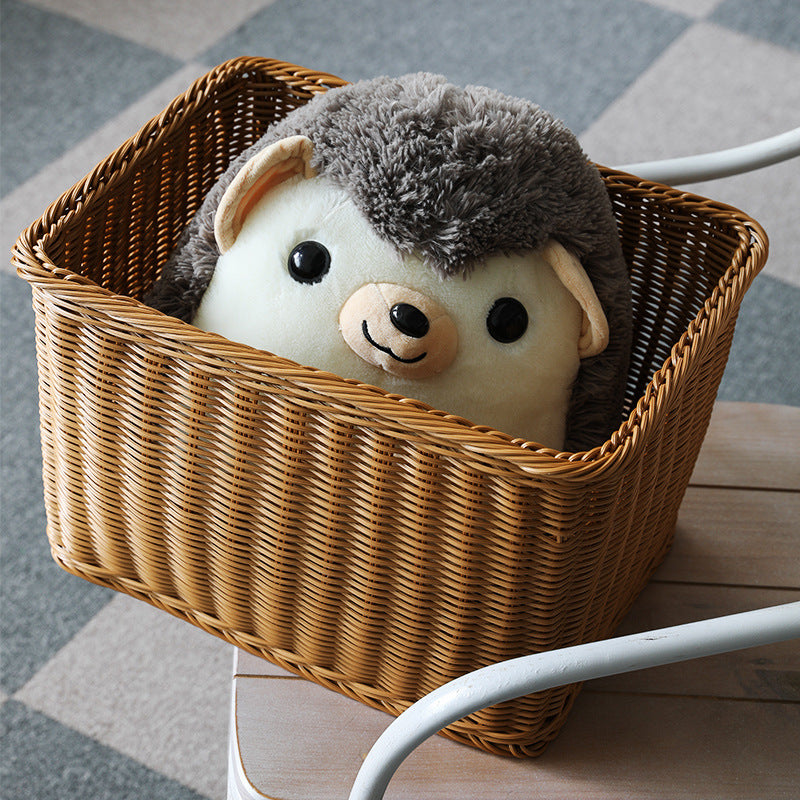 Unisex Praktischer Aufbewahrungskorb aus hochwertigem Rattan Brehn