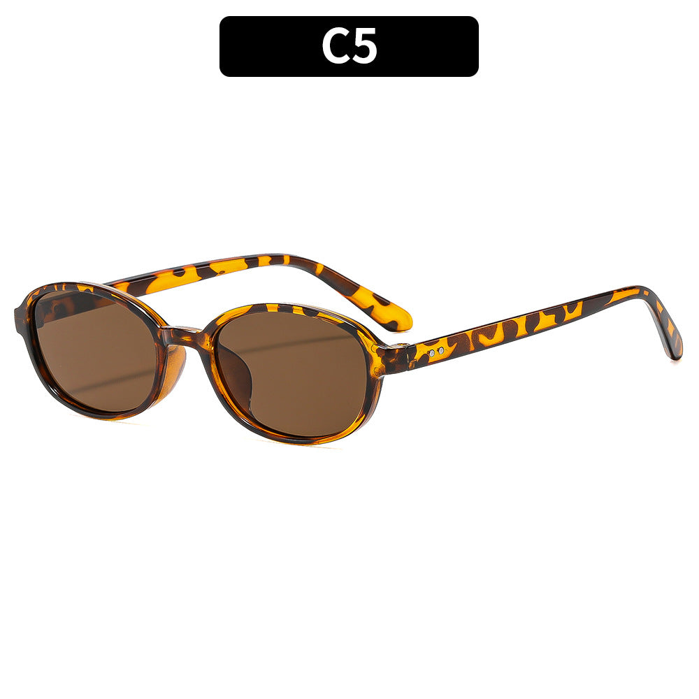 Chic Ovale Rahmen Brille