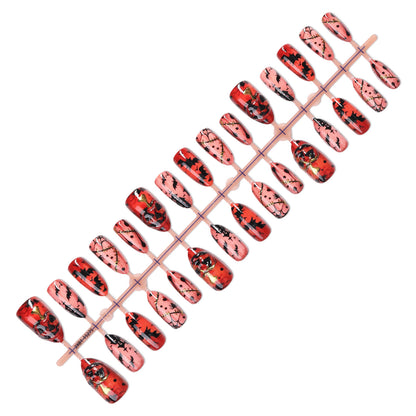 Kreatives Halloween Kunstnagelset mit Gruselmotiven Brehn