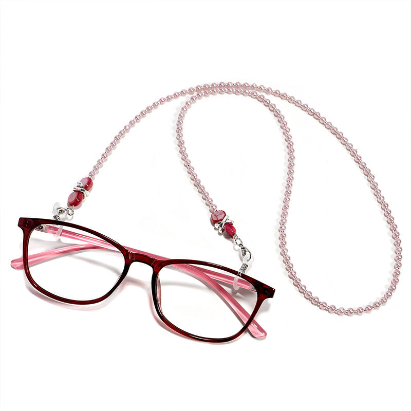 Elegante Kunstperlen Brillen Kette Brehn