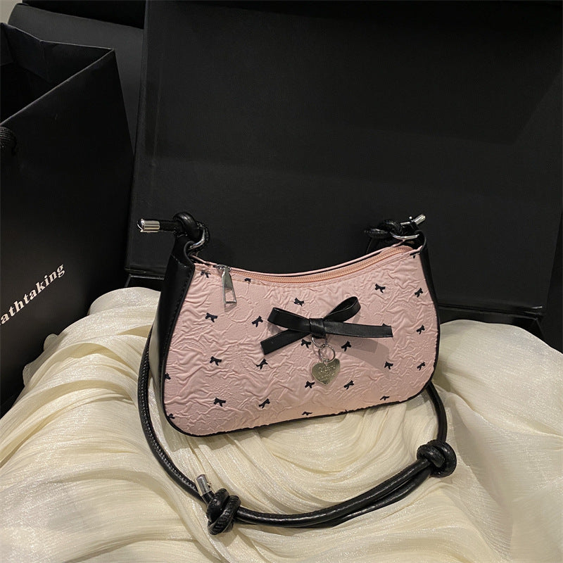 Charmante mit Schleifenverzierung Handtasche Brehn