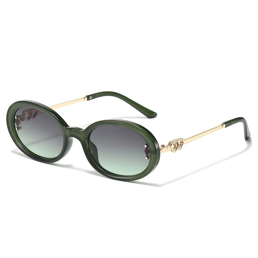 Elegante Shield Sonnenbrille mit dekorativen Metalldetails Brehn