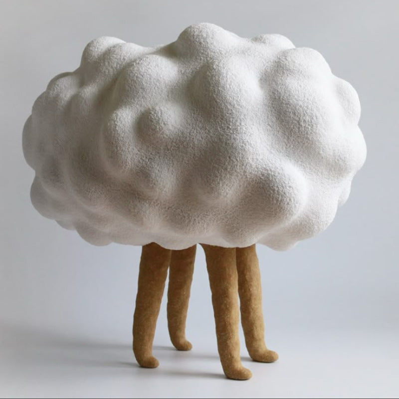 Creative Cloud-förmige dekorative Skulptur