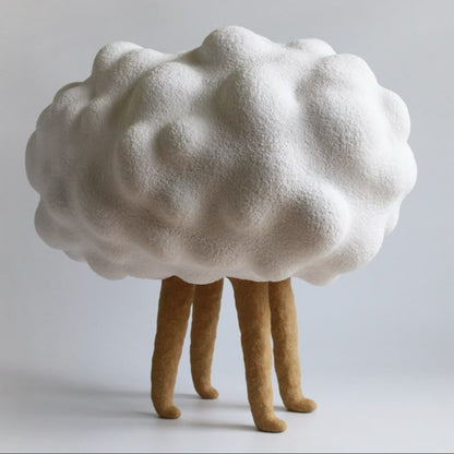 Creative Cloud-förmige dekorative Skulptur