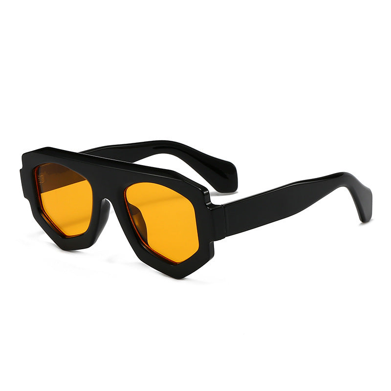 Fette geometrische Schildbrille Brehn