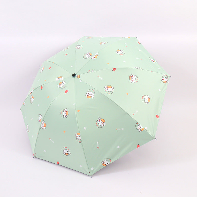 Damen Falt-Regenschirm mit lustigem Tierdesign Brehn