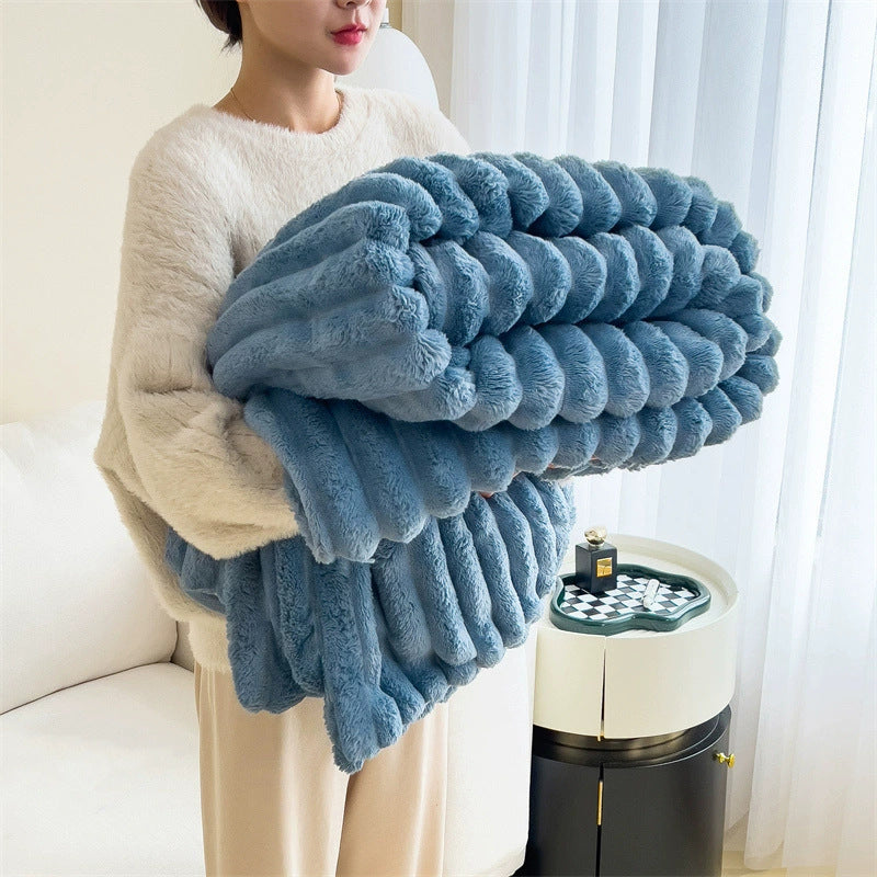 Damen Kuscheldecke mit extra weicher Faserstruktur Brehn