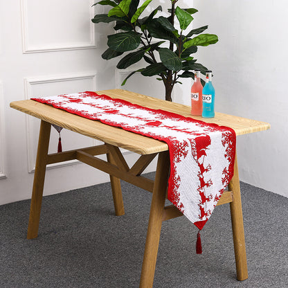 Festlicher Tischläufer mit Rentier-Motiv Brehn