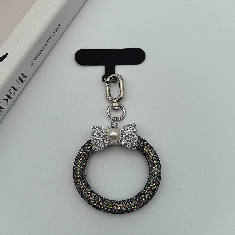Eleganter Strass Schleife Schlüsselanhänger Brehn
