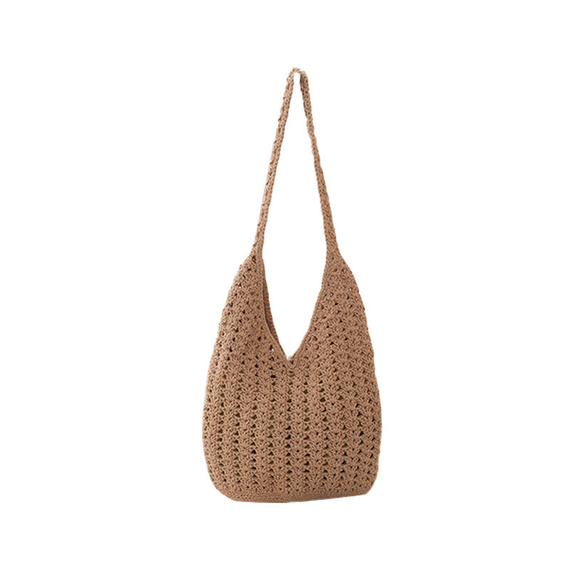 Handgefertigte Netz Schultertasche Brehn