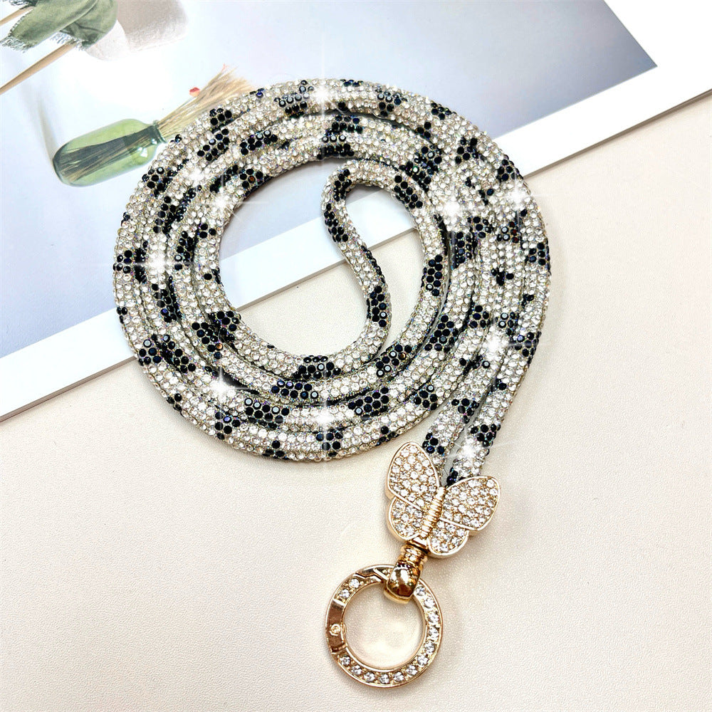 Rhinestone-besetzte Telefon-Lanyard Brehn