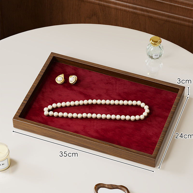Zwölf-Fächer Bambus Schmuck Organizer Tray
