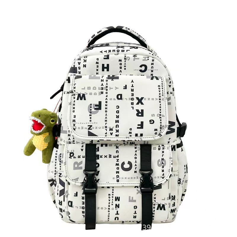 Grafikdruck Rucksack mit großem Fassungsvermögen Brehn