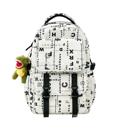 Grafikdruck Rucksack mit großem Fassungsvermögen Brehn