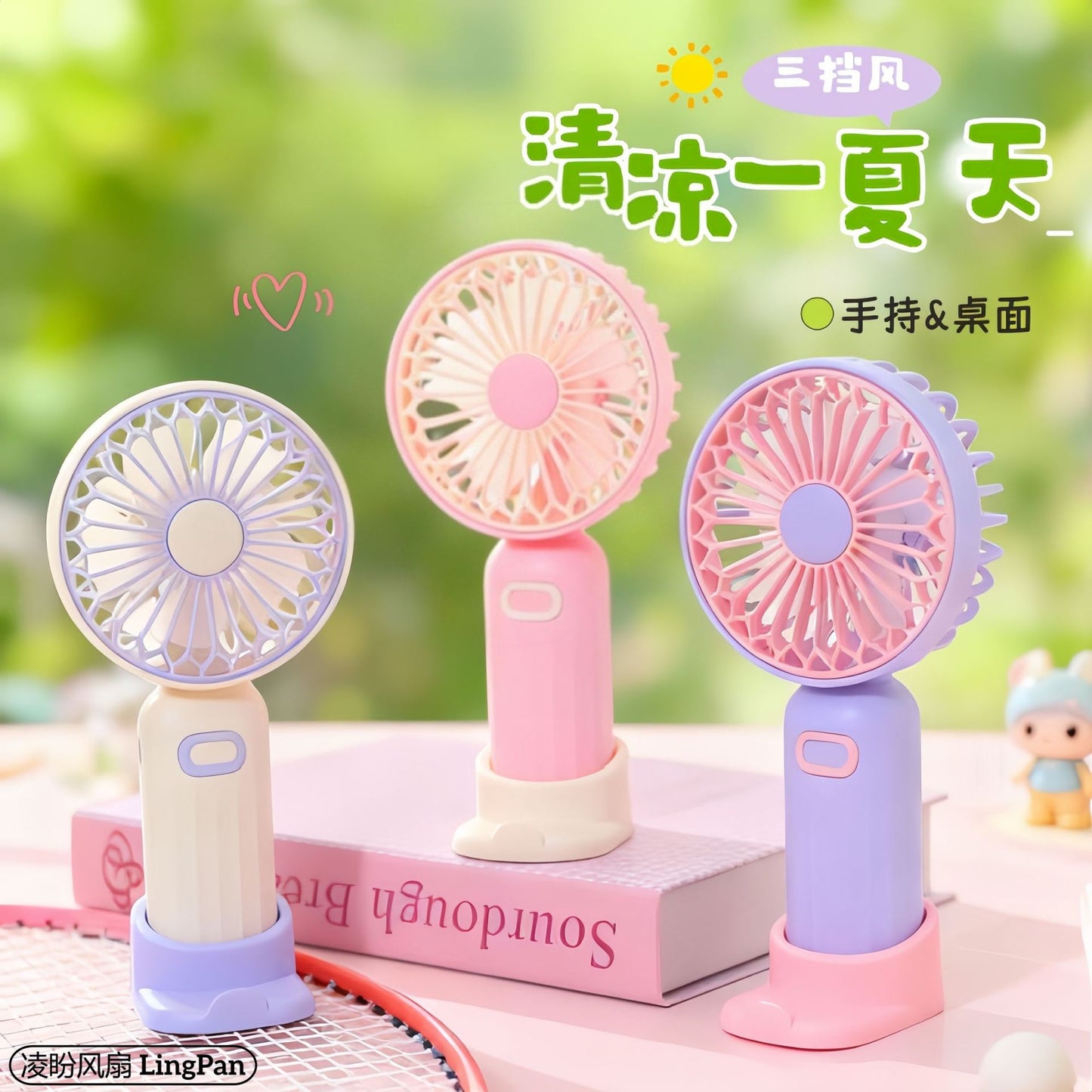 Tragbarer Usb Mini-Ventilator mit Flexibler Neigungsverstellung Brehn