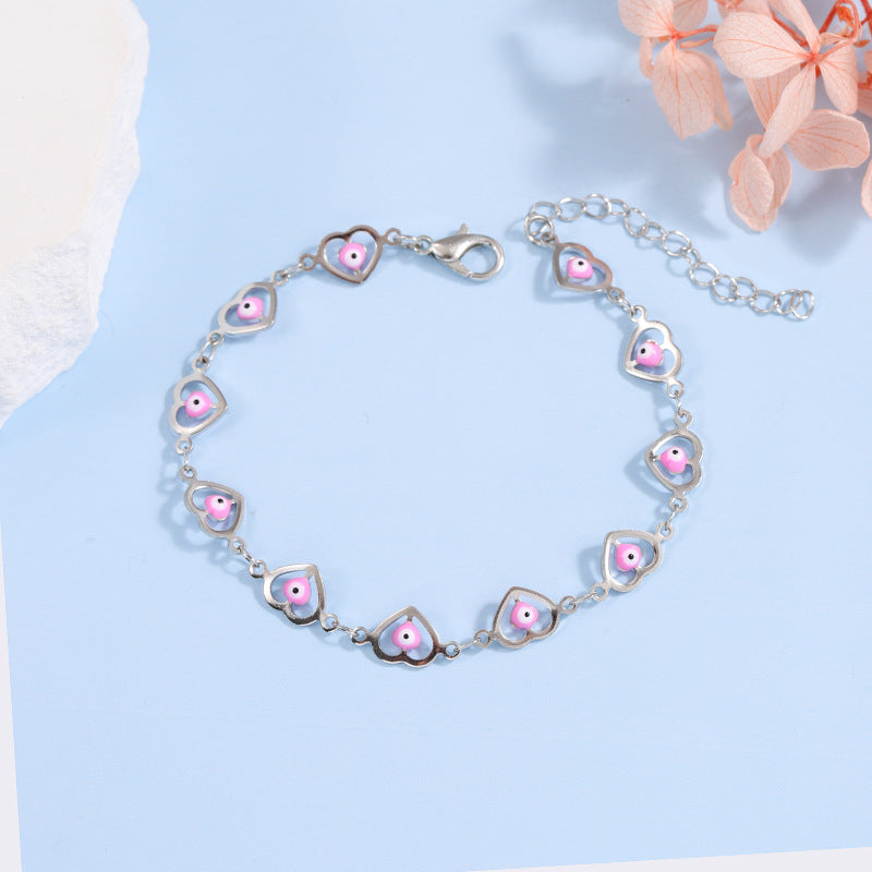 Herzförmiges Perlenarmband Brehn