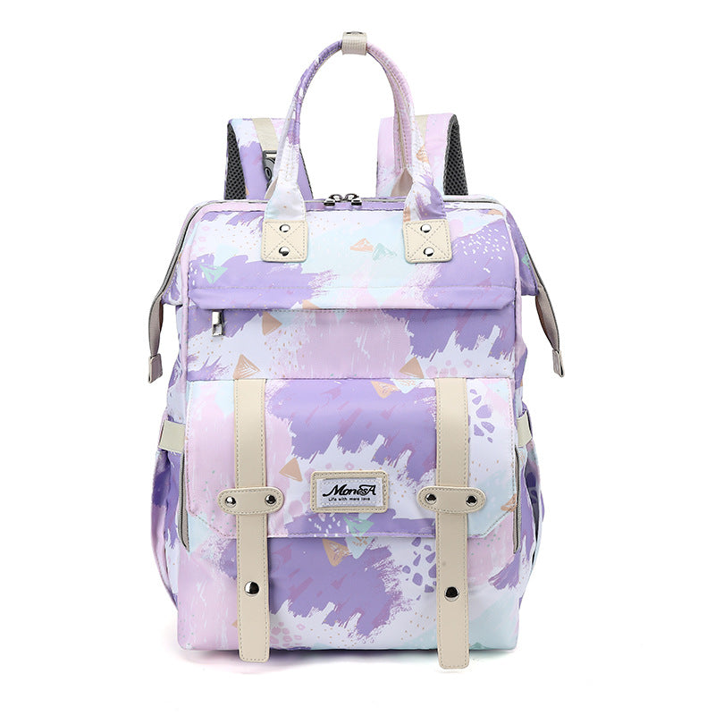 Stylische Tierdruck Windelrucksack Brehn