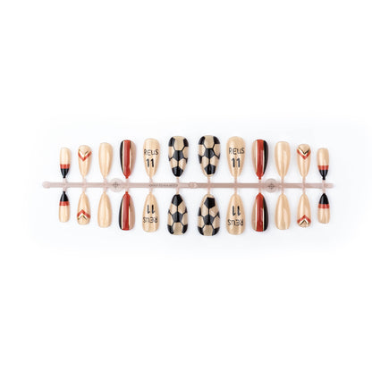 Sport-Themen Press-On Nail Art Set