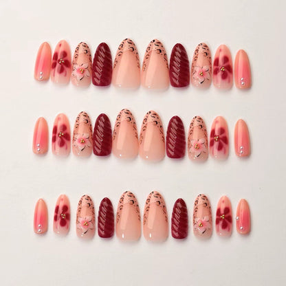 Floral Artistry Press-On Nail Set Brehn