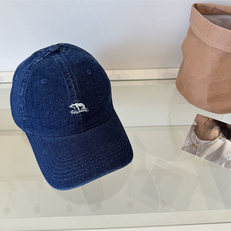 Damen Classic Denim Baseball Cap Brehn