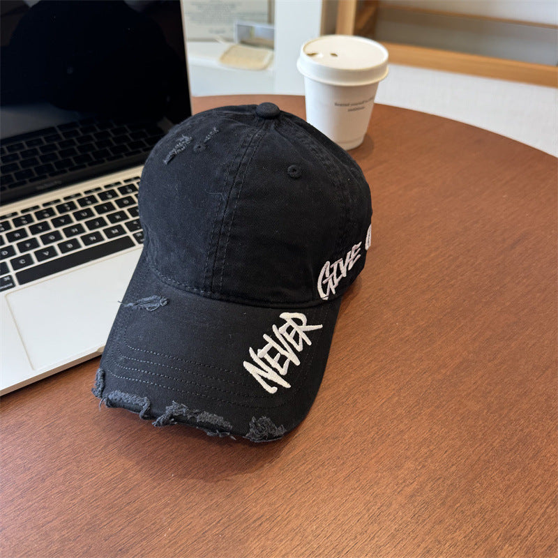 Unisex Distressed Graphic Baseball Cap Brehn