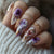 Blumen-Design Elegante Stiletto Press-On Nägel Brehn
