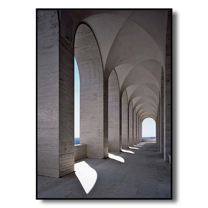 Elegante Architektonische Leinwanddruck