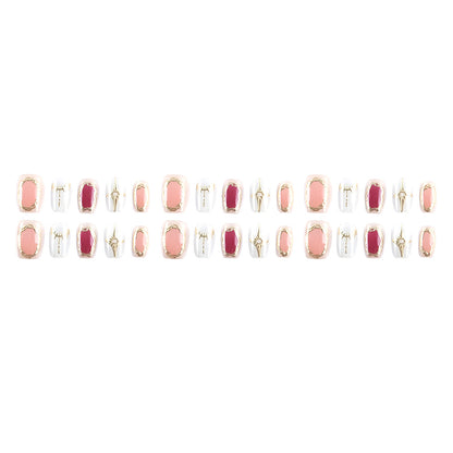 Luxuriöses Press-On Nagelkunst Set Brehn